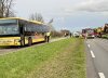 Lijnbus botst met auto op busbaan Mijdrecht