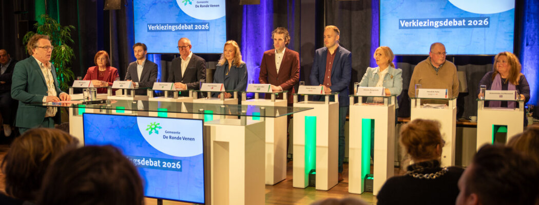 Lijsttrekkers zorgen voor levendig verkiezingsdebat