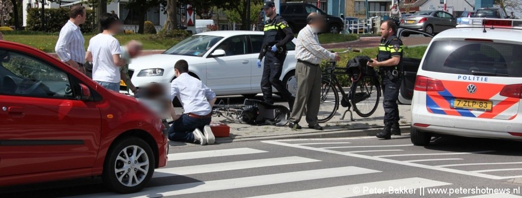 Auto schept fietser Mijdrecht, kindje gewond