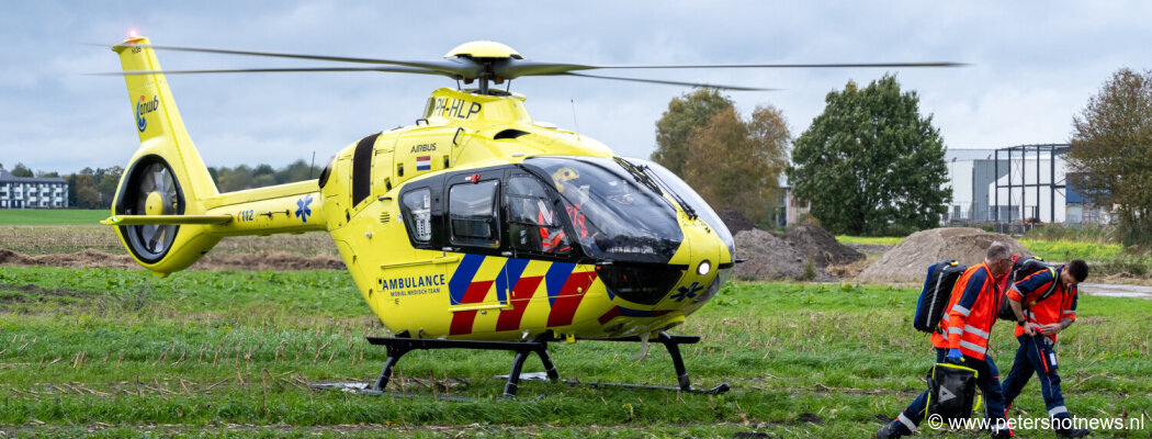 Traumahelikopter ingezet voor basisschool in Wilnis