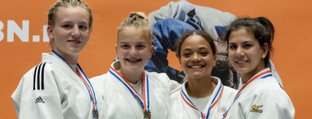 Judoka Xanne van Lijf (Wilnis) Nederlands Kampioen -18
