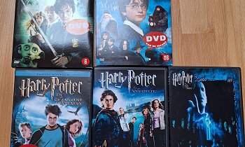 5 Harry Potter dvd's